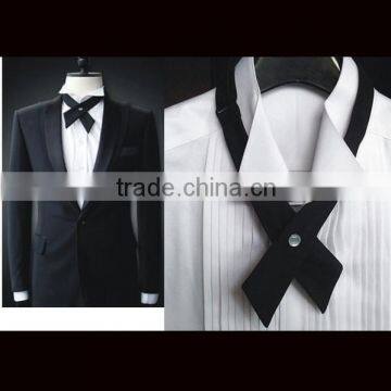 Fashion Adjustable Cross Unisex Solid Color Necktie