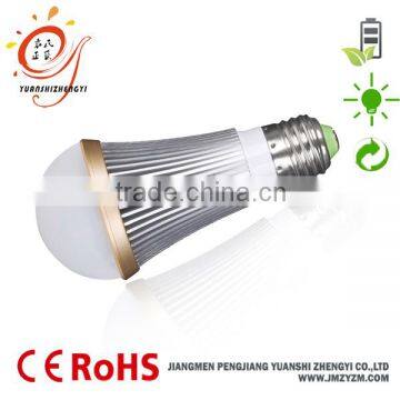 Die casting aluminum led bulb light 9W E27 / B22