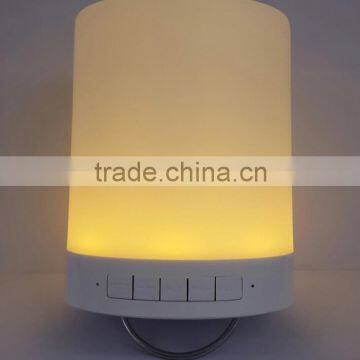 Wireless Bluetooth Speaker Hands-free Call Colorful Touch LED Light Lamp With TF Card Music Player Smart Speakers Subwoofer photo-2