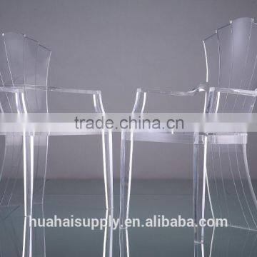 clear acrylic ghost dining chair