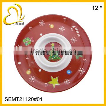 melamine tray, tray with handle, serving tray