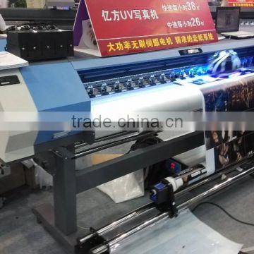 1.6m UV LED roll to roll printer with DX5 print head