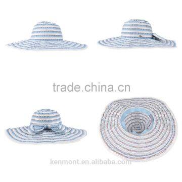 Fashion Stripped Handmade Wholesale Sun Summer Straw Caps photo-3