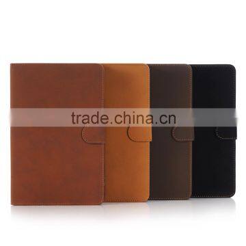 Luxury Crazy horse pattern stand leather case for apple ipad mini 4