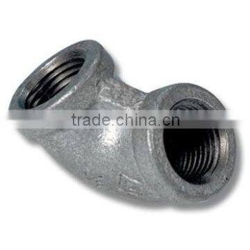 Malleable iron gas pipe fitting