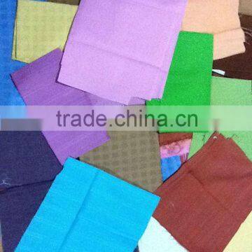 Stock cotton plain fabric in all colors