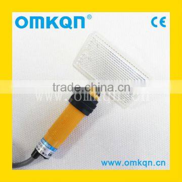 M18 NPN NC 2m infrared proximity sensor photoelectric sensor with reflection plate E3F-R2N2