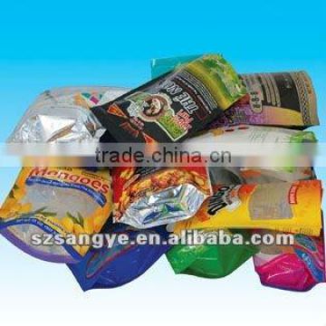 stand up pouch with zipper for frozen seafood/ zipper bag stand up pouch/stand up zipper pouch