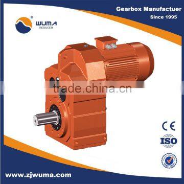 good price f series heavy load parallel shaft reducer with motor