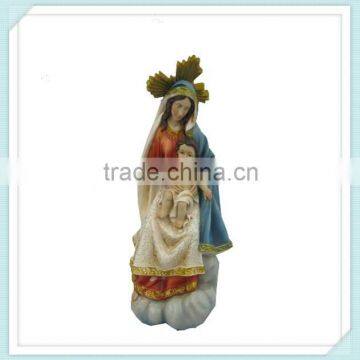 Maria and Baby Jesus Religious Polyresin Figurine