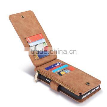 Caseme PU Leather Case With Zipper Wallet Bag for Samsung NOTE5 Multiple Card Slot Stand Flip Case for NOTE5 photo-4
