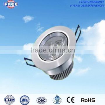 3w LED ceiling light component aluminum alloy round environmental,wilely used for shopping mall,hotel,household,supermarket