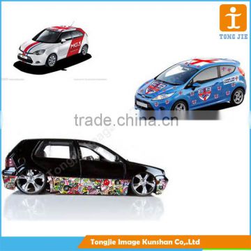 Wholesale pvc vinyl car sticker, easy peel off sticker