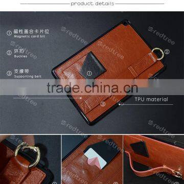 Newest Design Card Holder With Ring Stand Tablet Cover for Ipad 5 photo-3
