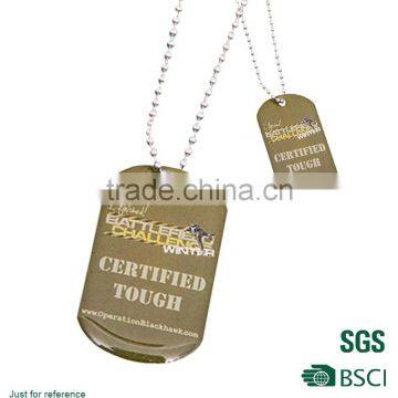 Dog tag laser engraving OEM brand custom blank metal military dog tag