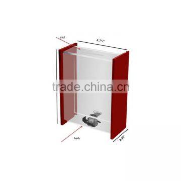 2016 Factory Price Acrylic Vote Box /Charity Box/Money Box With Lock photo-2