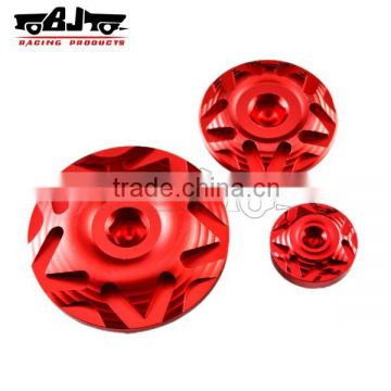 BJ- ECP-001 High quality red color right side engine cover camshaft plug motor bike c70 spare part