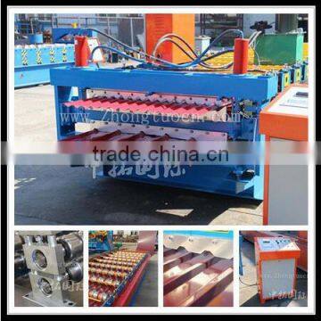 Zhongtuo corrugated 1008 and 1000 Trapezoidal Double Layer roll forming machine