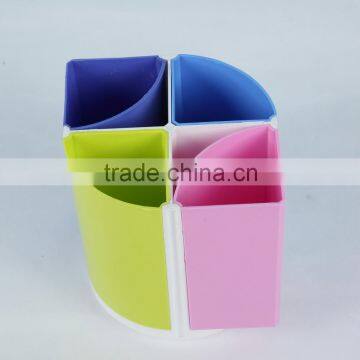 China Supplier Customized Colorful Plastic Multifunction Pen Holder photo-4
