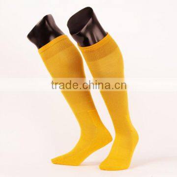 Solid color nylon spandex custom logo football socks