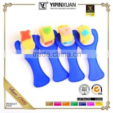 Art Supplies Plastic Handle Sponge Brush Rollers To Paint For Kids