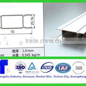 Manufactured Design Aluminum Profile Sickness 2.0mm Wood Profile for Door