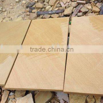 Artistic and Beatiful Vein Beige Wood Sandstone photo-2