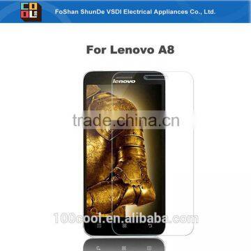 9 H super hardness 0.26 MM thickness tempered glass screen protector For lenovo A 8 A880 anti-scratch waterproof