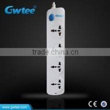 4 way outlet universal switch socket,electric power cord