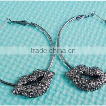 lip hoop earrings