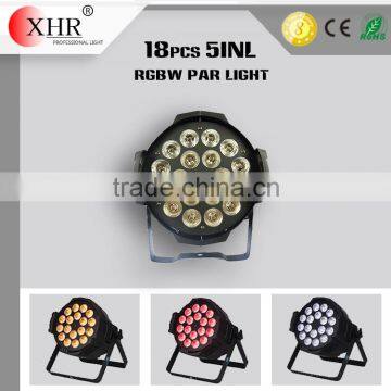 Disco Wedding Decoration 18pcs 15W 5in1 LED Par Light Stage Lighting
