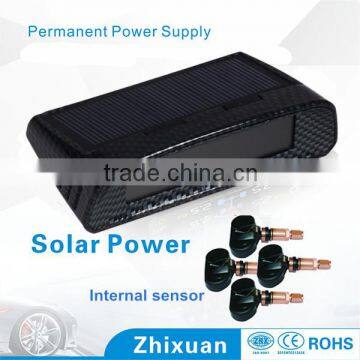 4 wheels tyre pressure solar pannel display monitor, PSI &Bar tpms