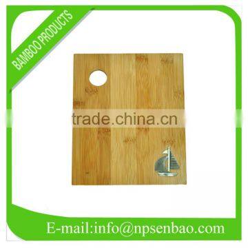 orange bamboo cutting board