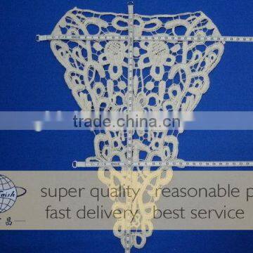 Quality hot-sale cotton sky blue garment lace fabric