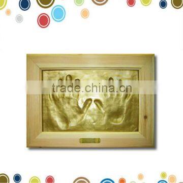 Hotsale metal clay print frame for handprint art