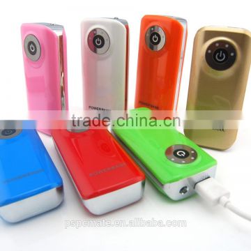 2014 mobile power bank 5600mAH with LED indicator light