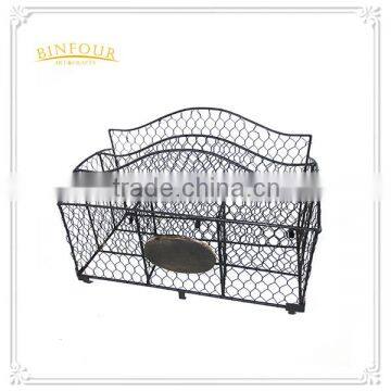 3 tier metal wire magazine racks