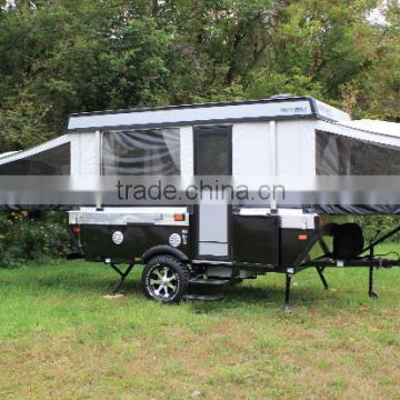 Small Mini Korea Camping Trailer for Camping With Camping Trailer kitchen and other accessories by Manufacture Kindle