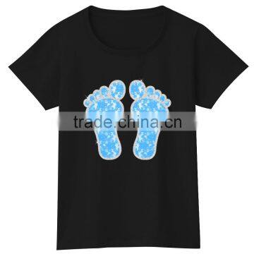 CSTAR 100% Cotton Summer Women Short Sleeve O-neck Custom Tshirt photo-3