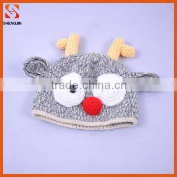 Cheap fashion owl shape party character crochet hats