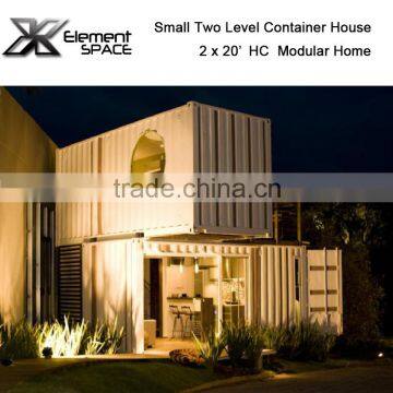 Prefabricated Luxury Container House Prices, Modern Living House 2 Units 40ft Prefab Shipping Container House for Sale photo-3