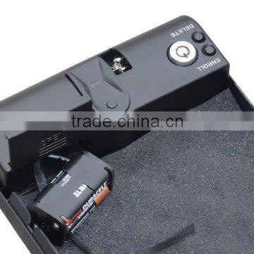 Wholesale- MS100 Micro Vault Portable Fingerprint Biometric Mini Handgun Pistol Security Storage Steel Key Safe Box photo-6