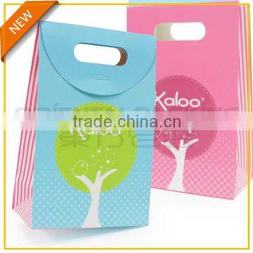 Trendy die cut handle bag