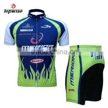 Custom Design Sublimation Printing Men Quick Dry Bicycle Clothes