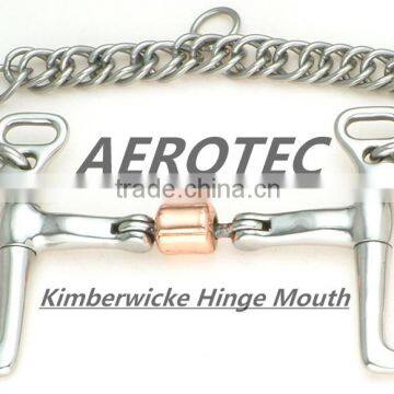 Horse Equipment Kimberwicke Hinge Mouth Horse Bits