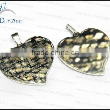 Fashion stainless steel pendant heart pendant necklaces jewelry