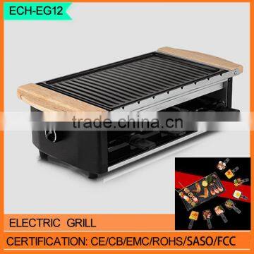 Wooden electric grill