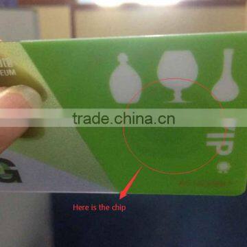 Transparent PVC Business Card with Chip NFC