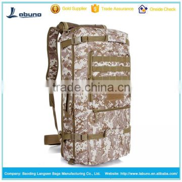 Large military camo waterproof backpack 70l