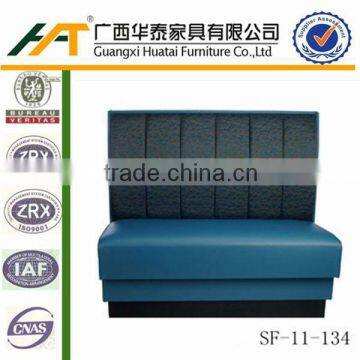 One side leather banquet seating